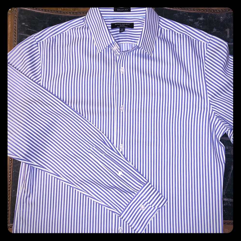 Banana Republic Stripe Button Down Shirt *Like New